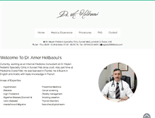 Tablet Screenshot of amerhelbaoui.com